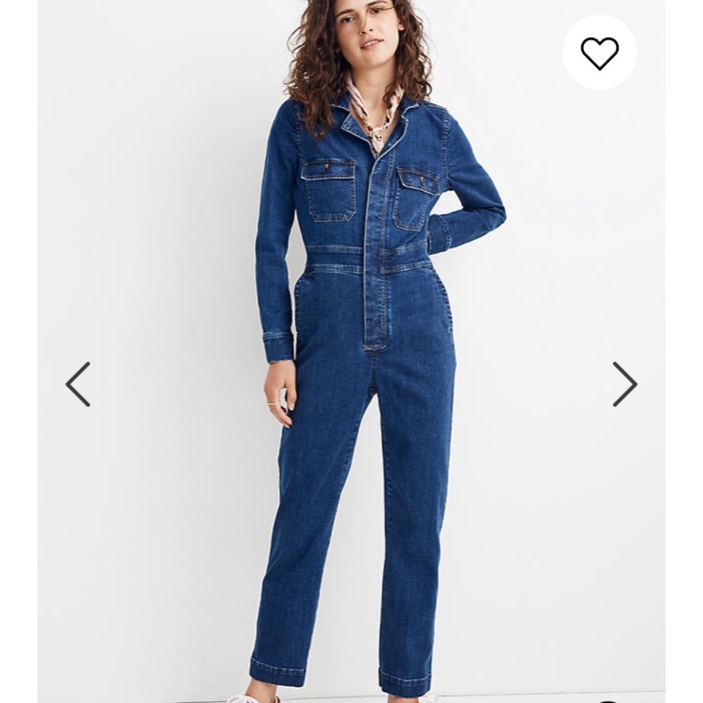 Madewell denim jumpsuit